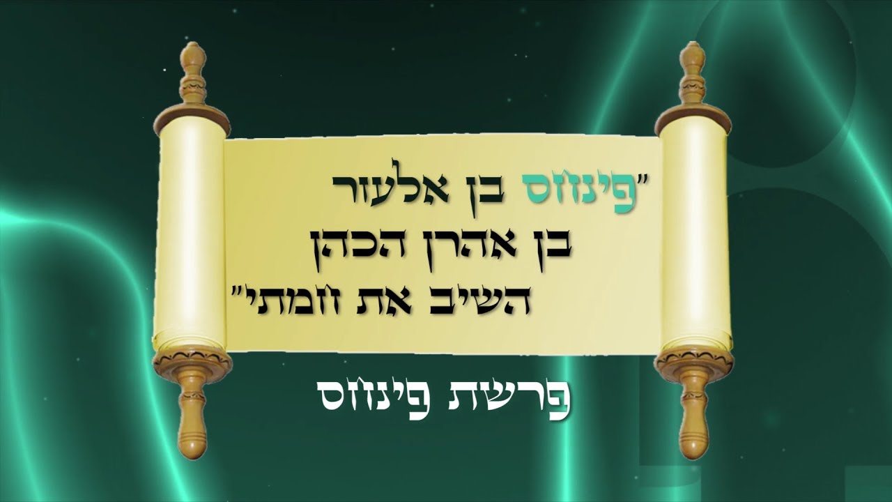 פינחס בן אלעזר - דמות ופשרה בפרשה 'פנחס'