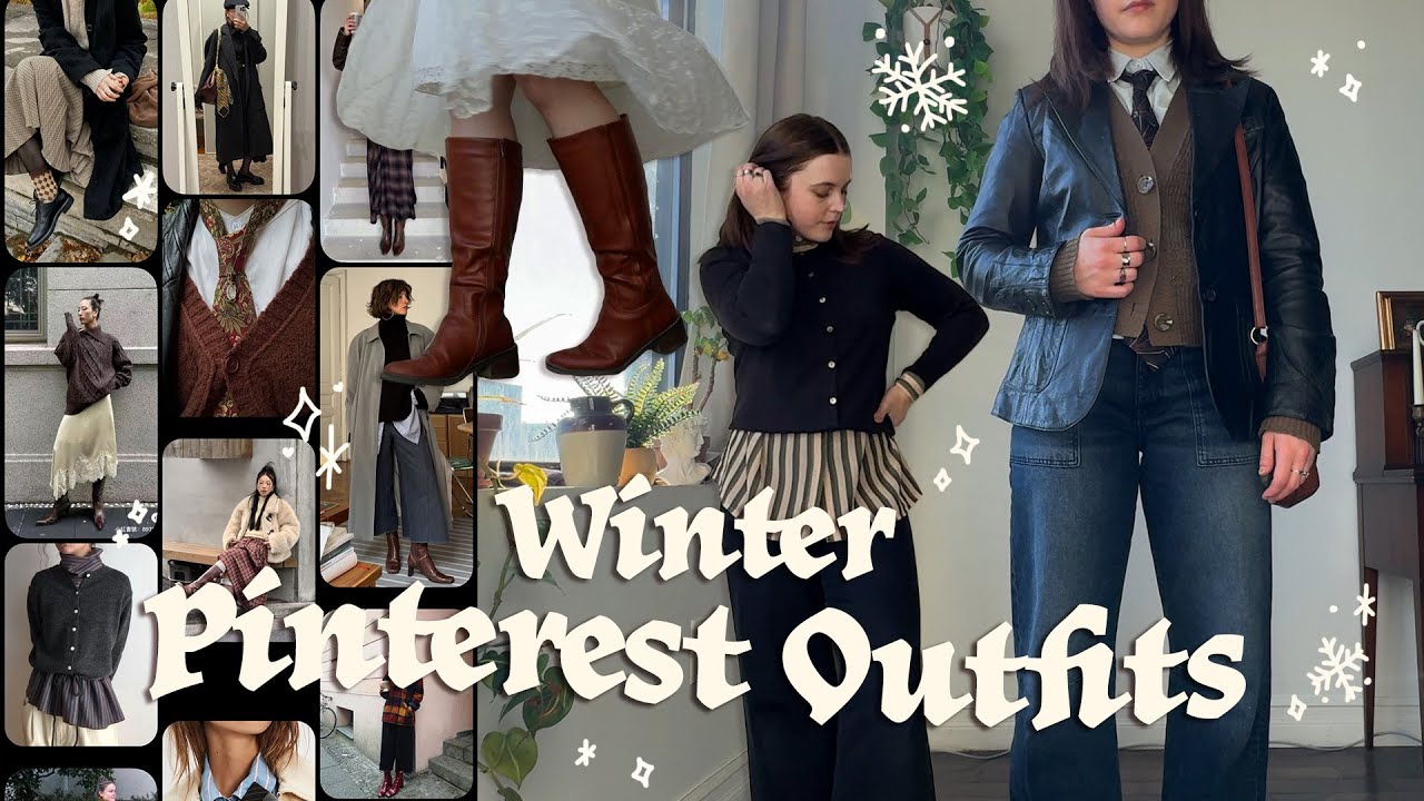 Образы с Pinterest на декабрь ❄️ &mdash; многослойность, игривость, вещи из секонд-хенда