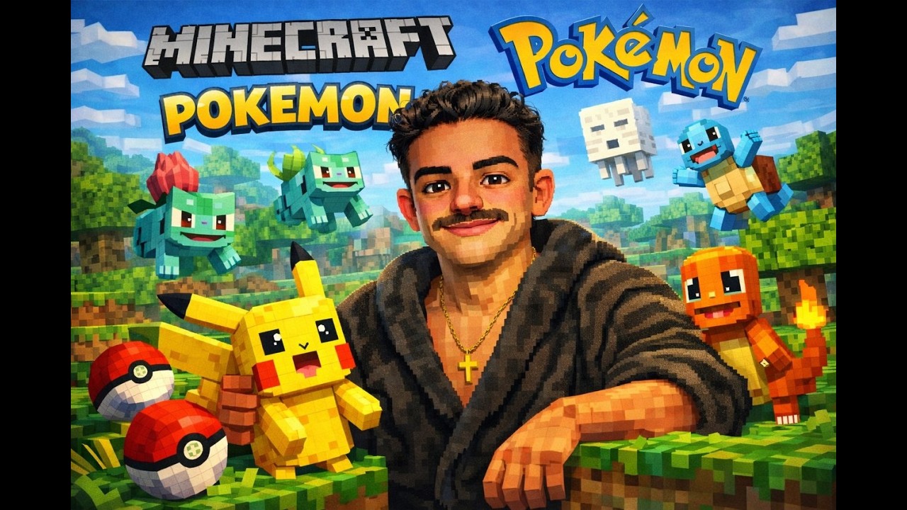 Rediffusion live 1/03 :Minecraft x Pokemon