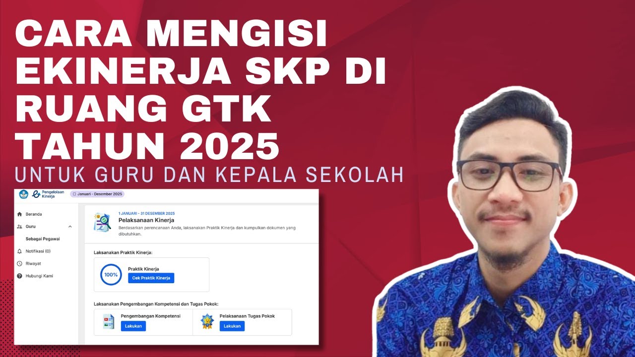 CARA PENGISIAN EKINERJA SKP DI RUANG GTK UNTUK GURU DAN KEPALA SEKOLAH