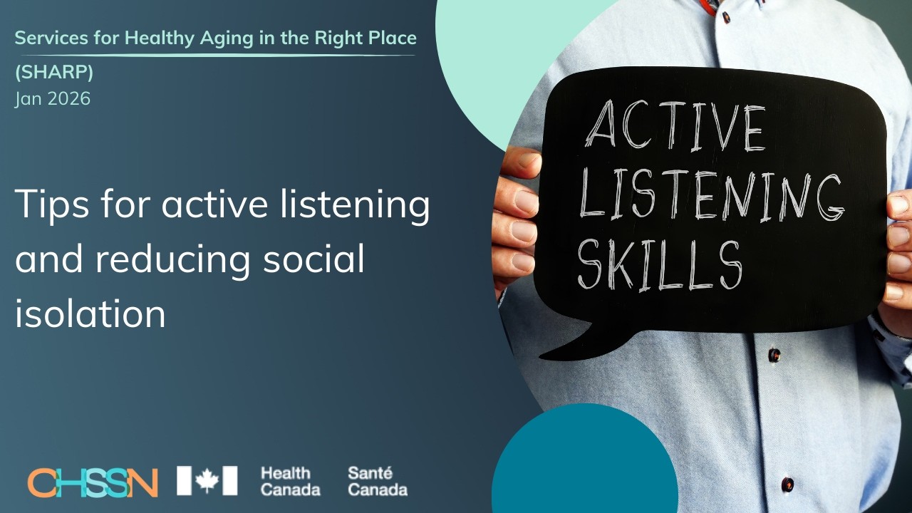 Tips for active listening and reducing social isolation