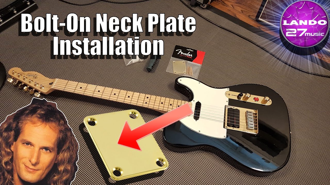 HOW TO - Change a Guitar Neck Plate