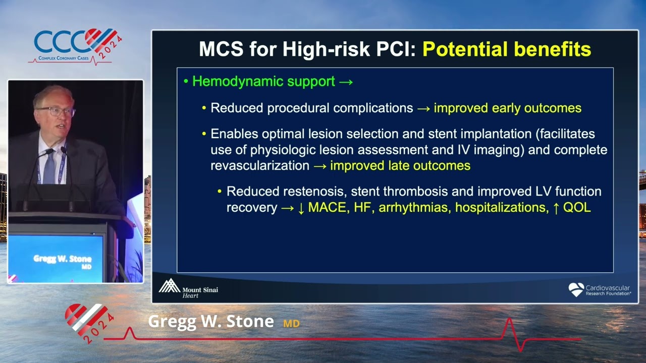 Gregg W  Stone, MD   A Must; Improves Outcomes