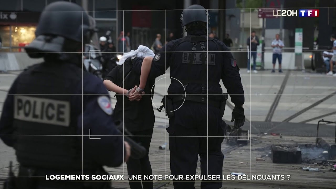 HLM : Le ministre Darmanin veut expulser les délinquants