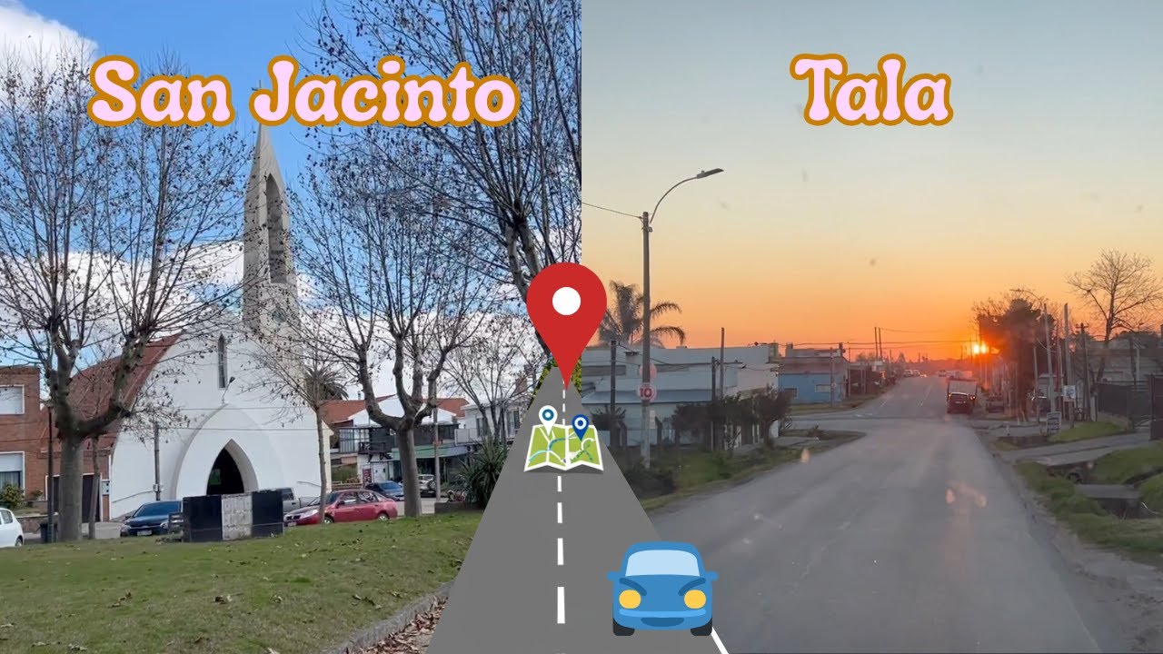 San Jacinto Urbano  Plaza, Iglesia y el Camino a Tala ✨