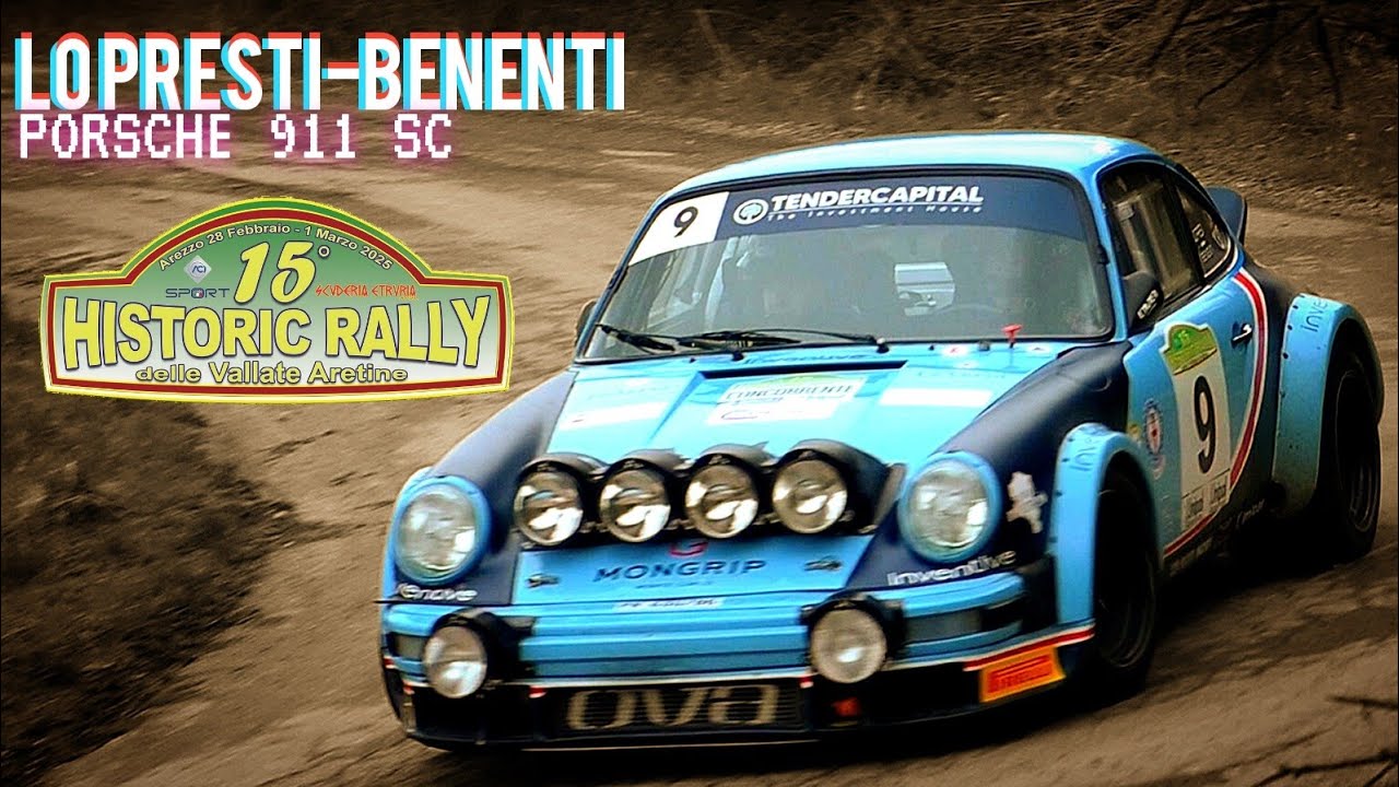 15. Historic Rally delle Vallate Aretine 2025 || Lo Presti-Benenti || porsche 911 SC