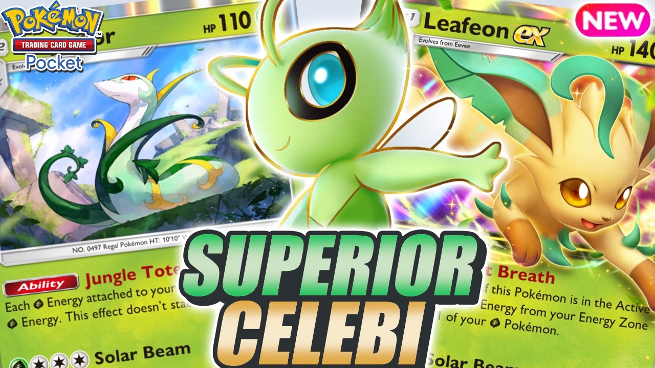 500 DAMAGE CELEBI ! SERPERIOR is the BEST Partner for CELEBI EX ! - Pokemon TCG Pocket