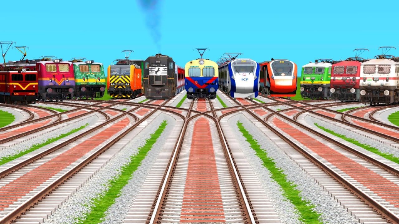 11 Indian Train Crossing 3D Gameplay | Bumpy Railroad Tracks | Train Crossing | train simulator 2025