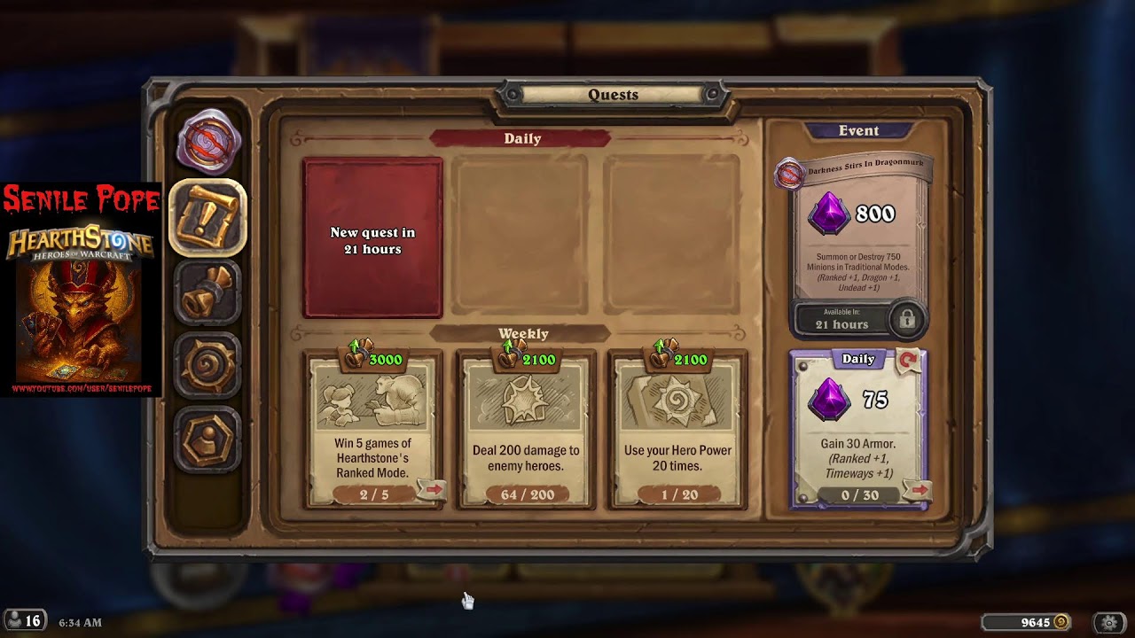 Hearthstone EOI: Questing 3/2/2026