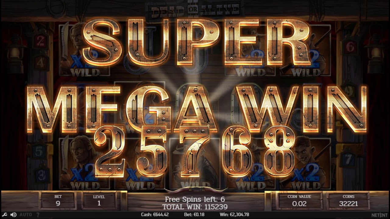Dead or Alive 2 slot Full Video of Crazy 30079x bet in High Noon free spins!