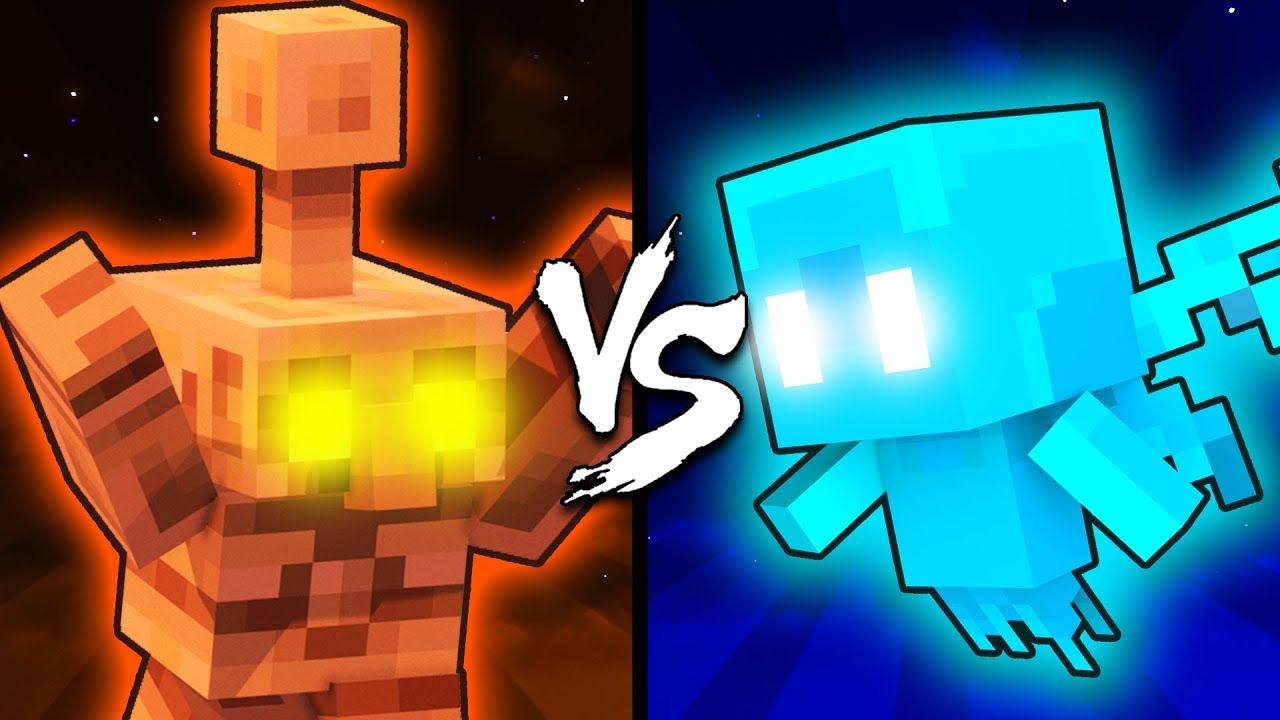 Медный голем против Аллея - Minecraft