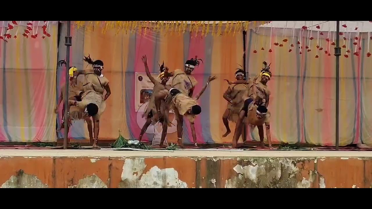 Adivasi hunter group dance by class 11 th students 