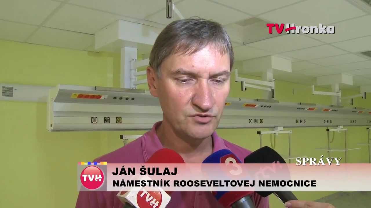 Kontrola rekonštrukcie operačných sál v Rooseveltovej nemocnici.