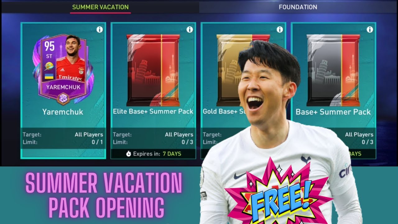 FIFA Mobile pack opening 2022 | Exchange Summer Vacation FIFA Mobile 
