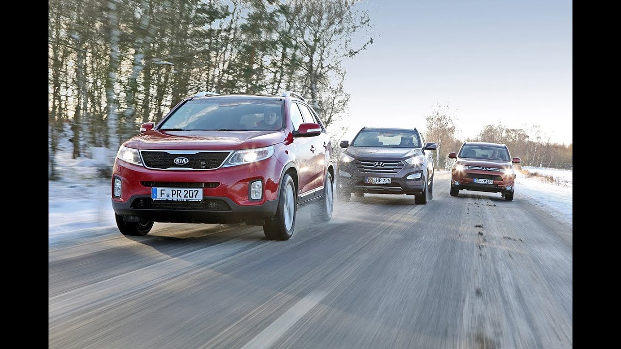 Kia Sorento, Hyundai Santa Fe, Mitsubishi Outlander - Asiaten im Voll-SUV