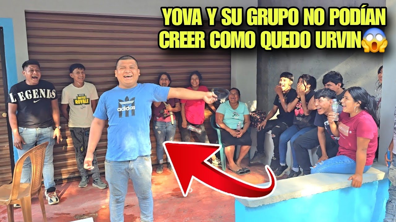 YOVA y Su Grupo Así  Se M4t4ban De La Risa Al Ver A URVIN Todo Calvo Por El Reto😱