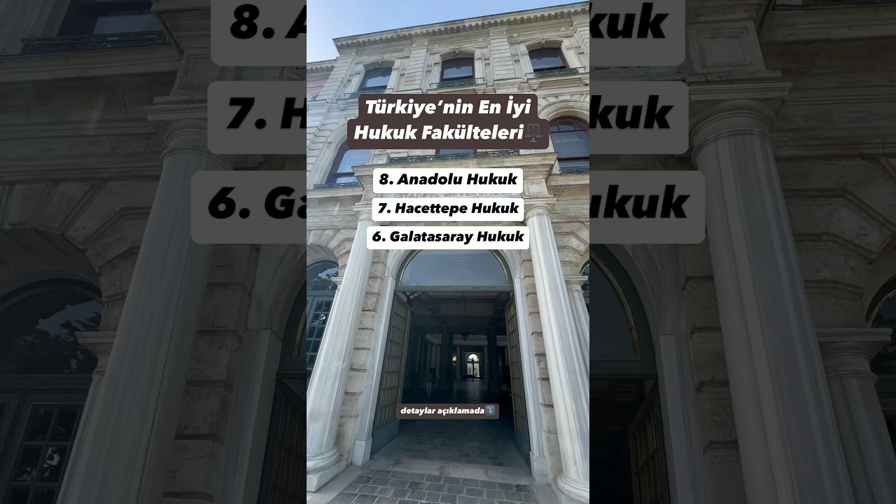 T&uuml;rkiye&rsquo;nin En İyi Hukuk Fak&uuml;ltesi | YKS Tercih