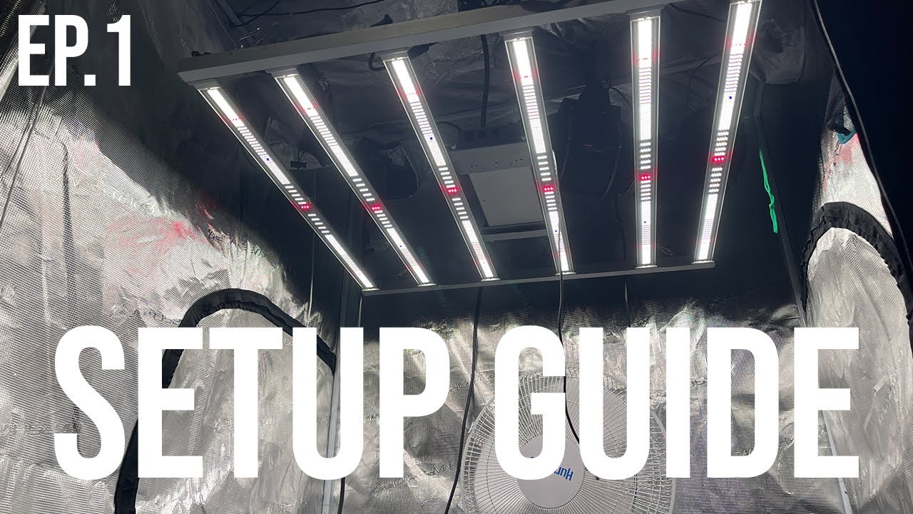 How to Setup a Cannabis Grow Area - Mars Hydro New LED FC- E4800