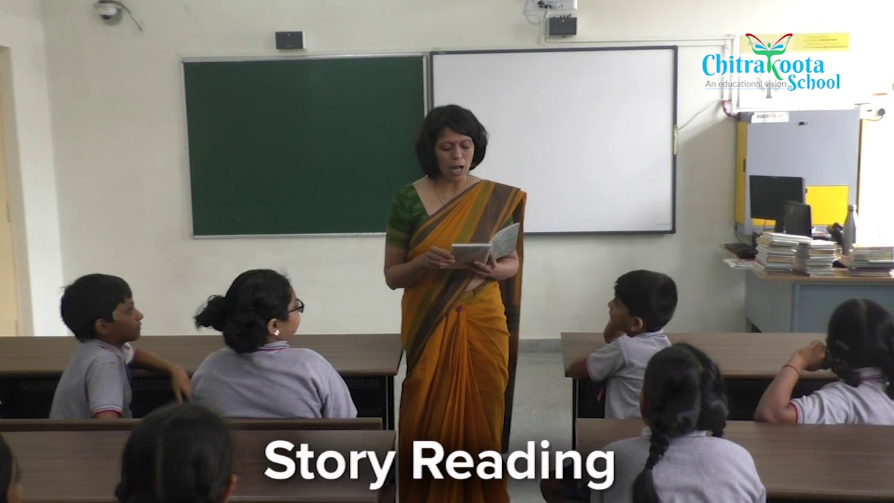 Library Activity for children, Chitrakoota School, Bangalore