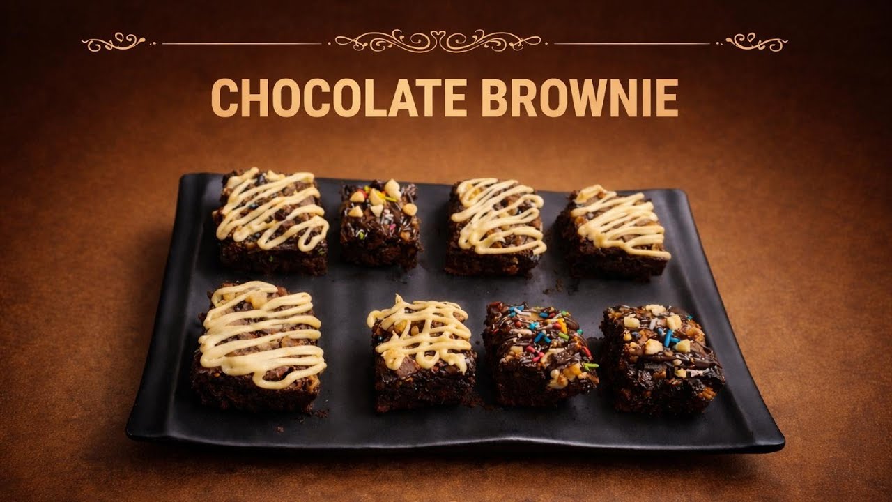 Chocolate Brownie Without Oven | Eggless