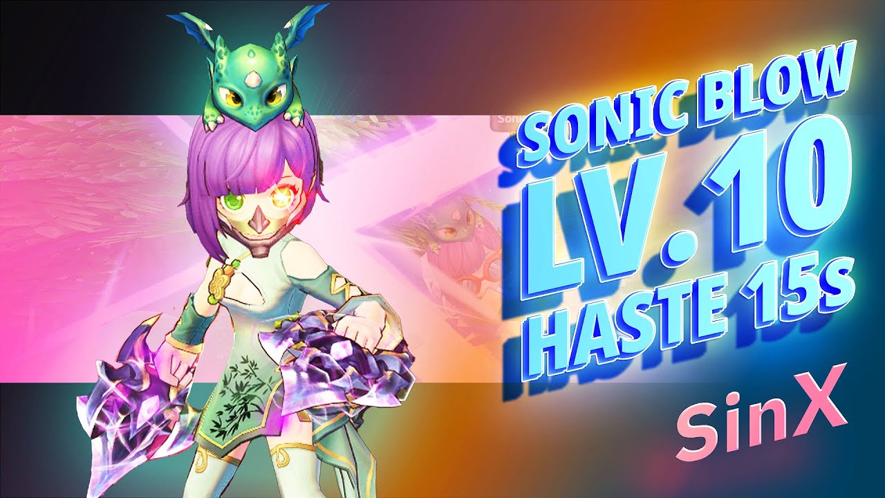 #แอสคริคริ แนวทางทำของสายคริโซง่ายขึ้น แต่ของแพงเหมือนเดิม Sonic Blow lv.10 CD 15s - ROX Global