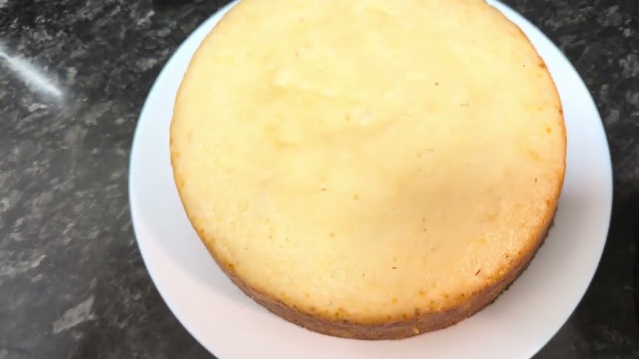 VANILLA SPONGE CAKE | EGGLESS SPONGE CAKE RECIPE 
