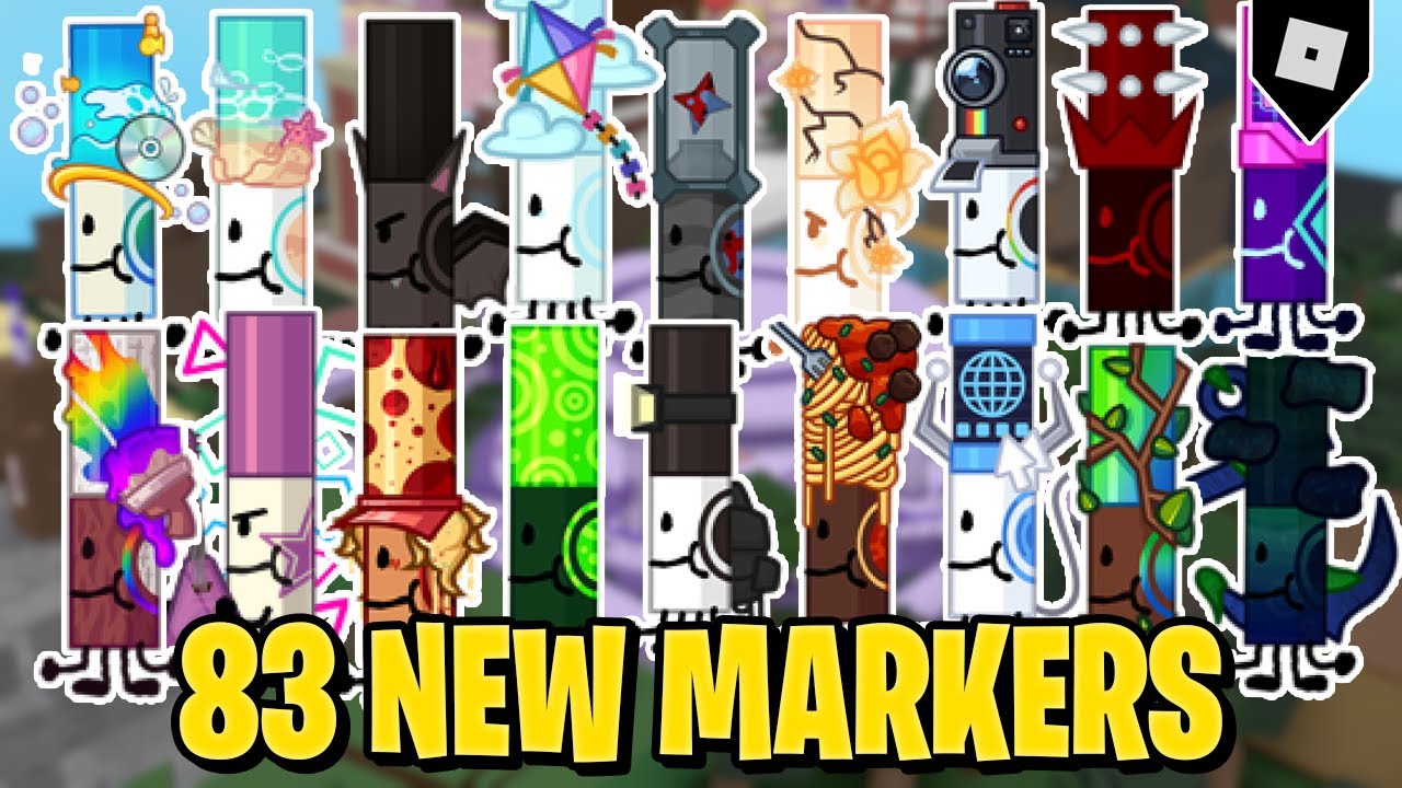 How to get ALL 83 NEW MARKERS in FIND THE MARKERS || Roblox