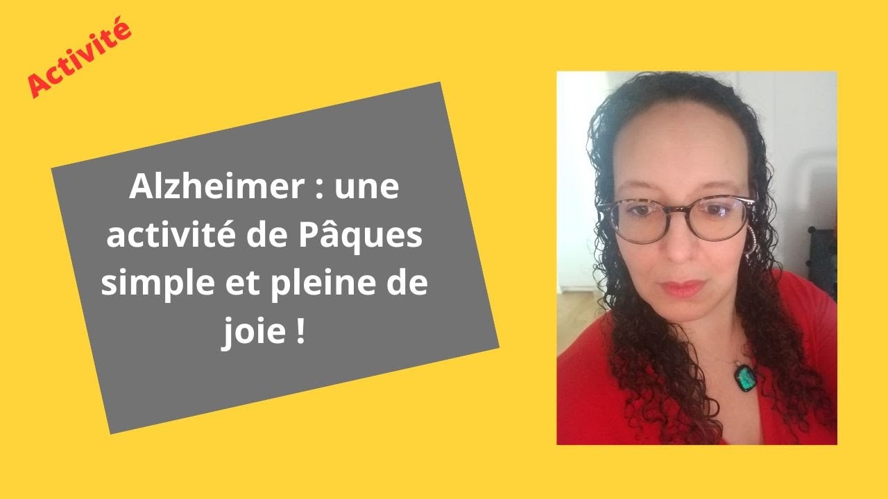 Alzheimer : activité de Pâques à petit budget
