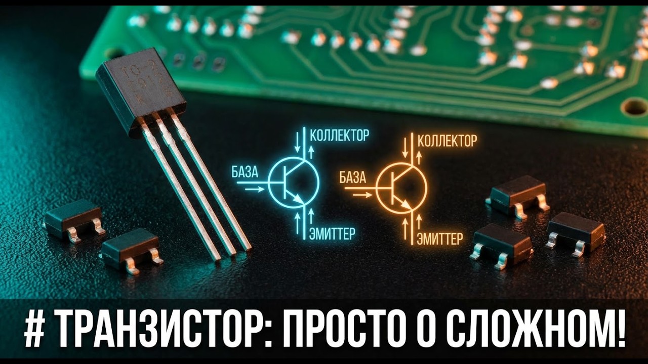 Все о транзисторах: Биполярные, Полевые, SMD и секреты маркировки | Полный разбор для новичка
