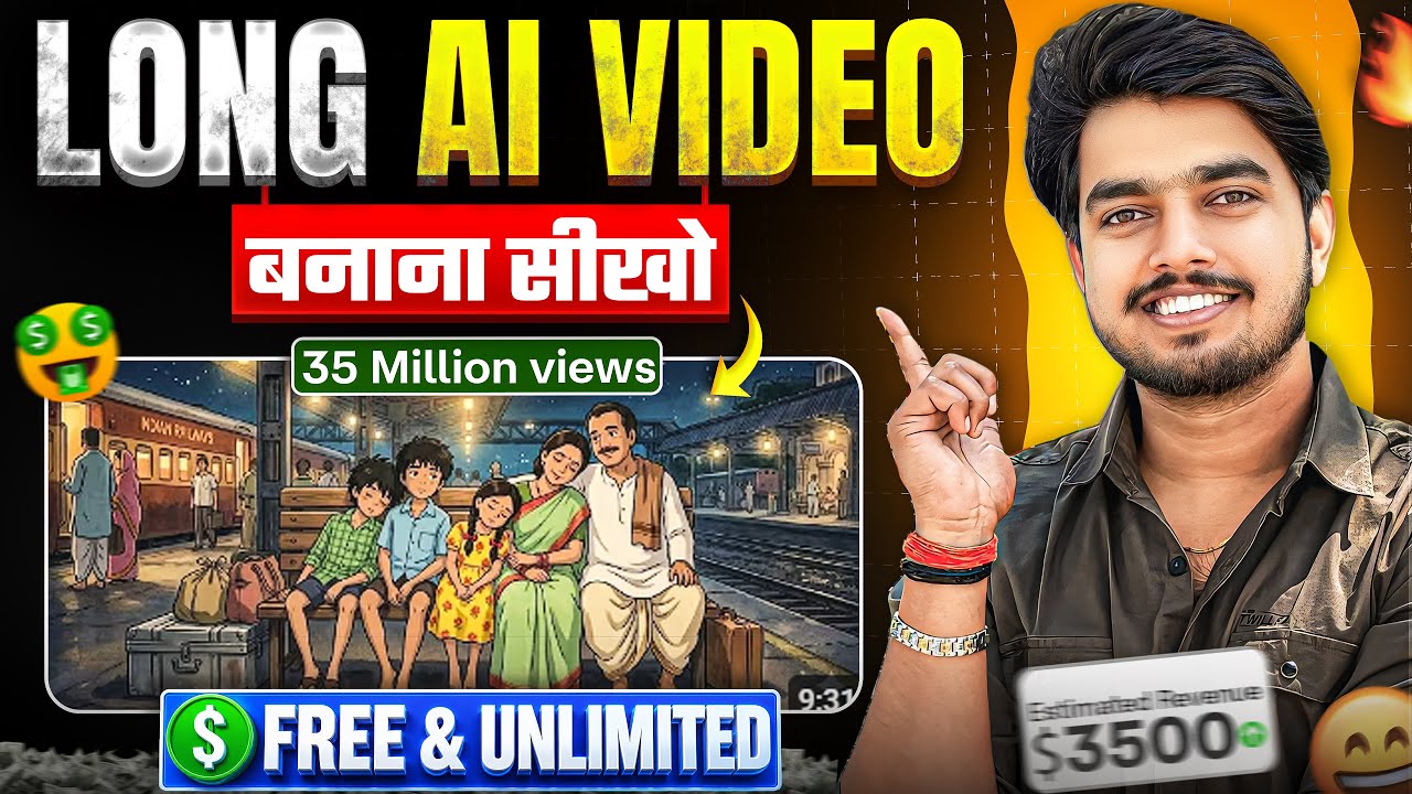 Long AI Video Kaise Banaye? Complete Step-by-Step Tutorial (2026)✅ Ai Automation
