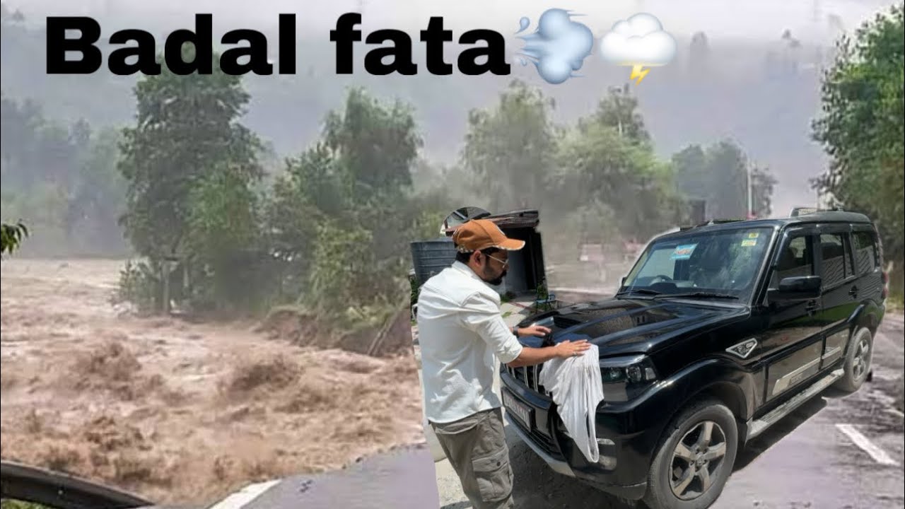 Badal fata manali me #manali #manaliflood2024 #manali_snowfall #manaliflood
