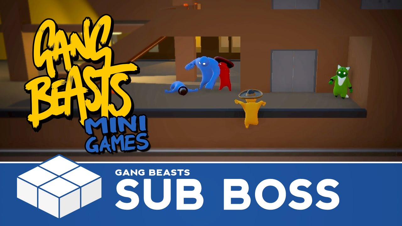 Gang Beasts Mini Games - Sub Boss