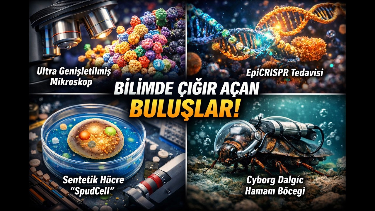 Laboratuvarda YAPAY YAŞAM &Uuml;retildi! (SpudCell, EpiCRISPR, 1000ExM,Siborg B&ouml;cekler)🚨🧬🤿