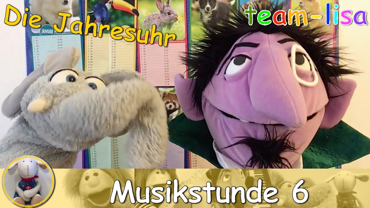 Musikstunde 6 - Die Jahresuhr - Grundschule - Musikunterricht - mitsingen - Kinderlieder - Witz