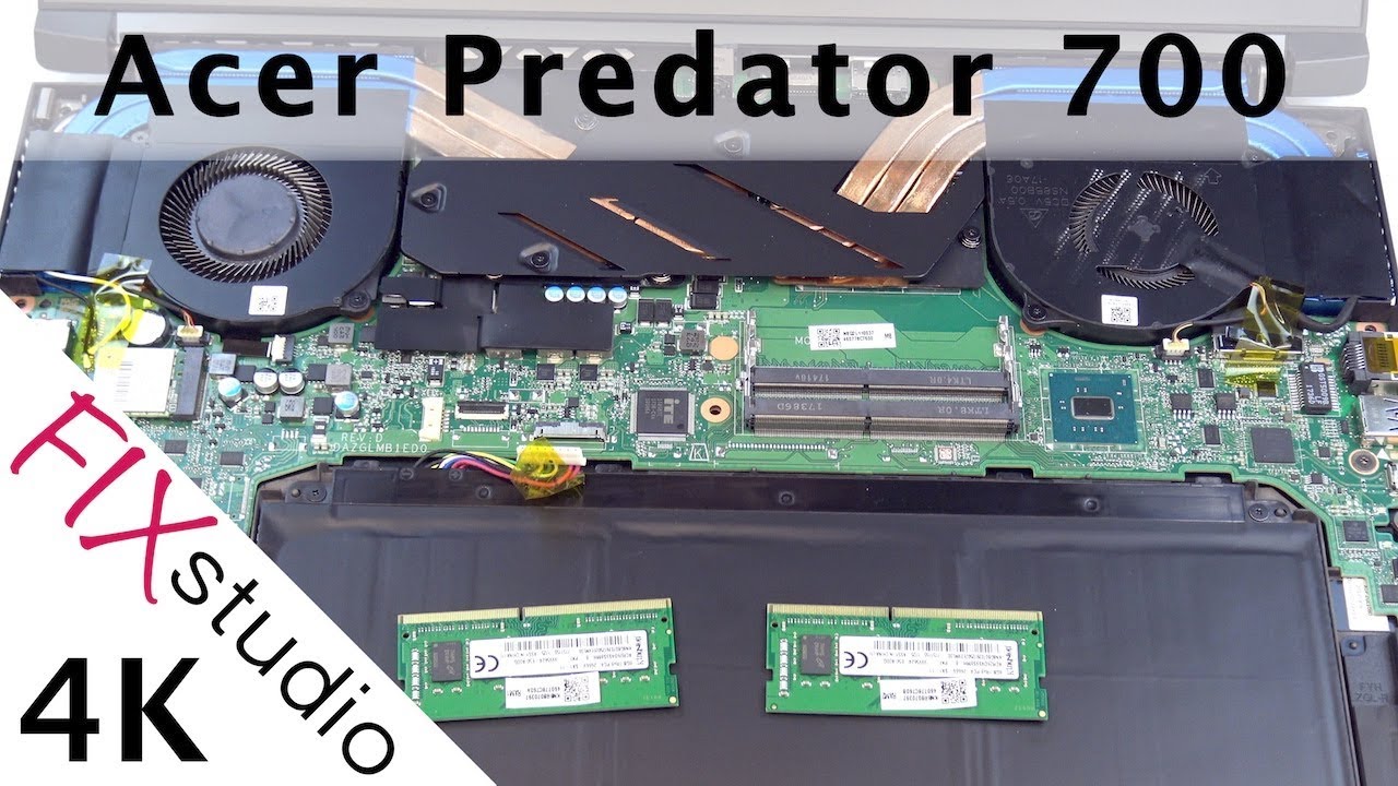 Acer Predator 700 - easy ram upgrade [4K]