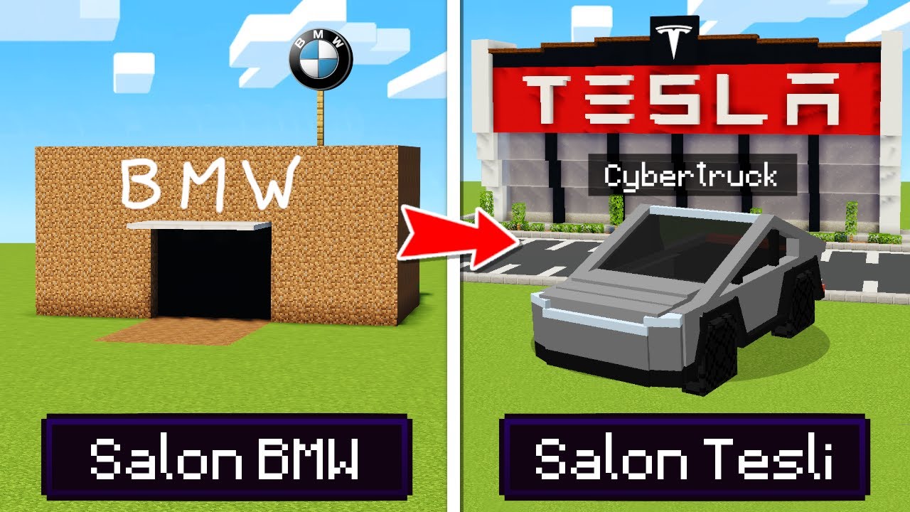 Poprosiłem 10 LOSOWYCH OSÓB aby zbudowali SKLEP Z SAMOCHODAMI w MINECRAFT!