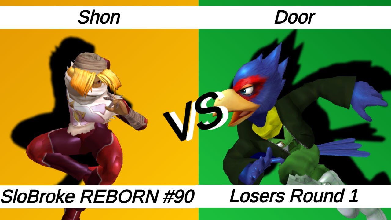 SloBroke REBORN #90 – Melee Singles LR1 – Shon ⟮Sheik⟯ vs Door ⟮Falco⟯