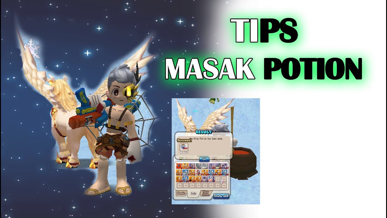 Tips Masak Potion (Max Red,Blue, Ampora) - Seal Online (Blade of Destiny)