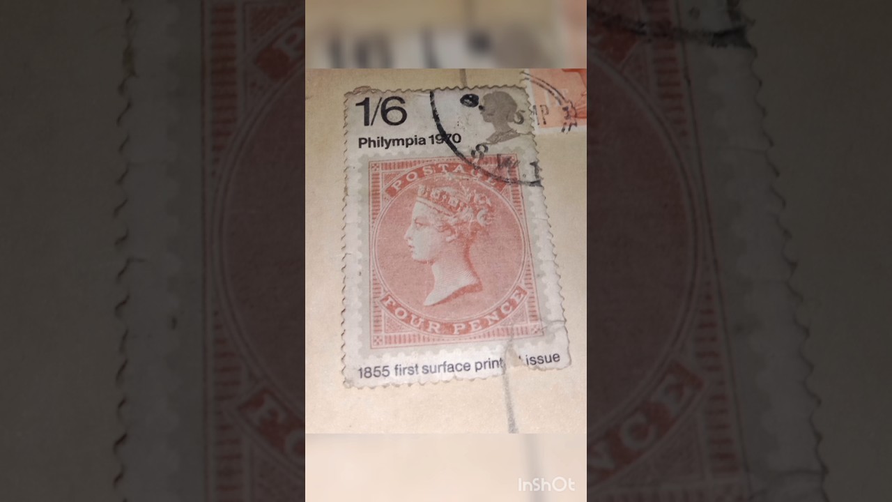Most rare stamp of England Part 2  #viral #youtubeshorts #my #stamps #collection #trending
