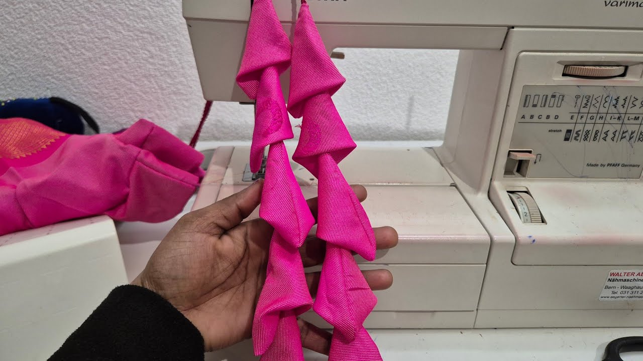 ✨ Beautiful Tassels Stitching | Easy Latkan Making | Silent Live 🧵💫