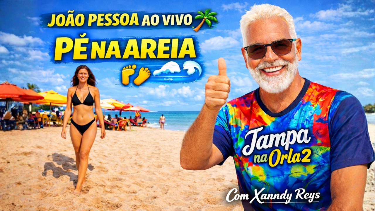 👉 JOÃO PESSOA AO VIVO 🌴 | Olha Como Está a Praia Agora 👀 | LIVE Brazil Beaches