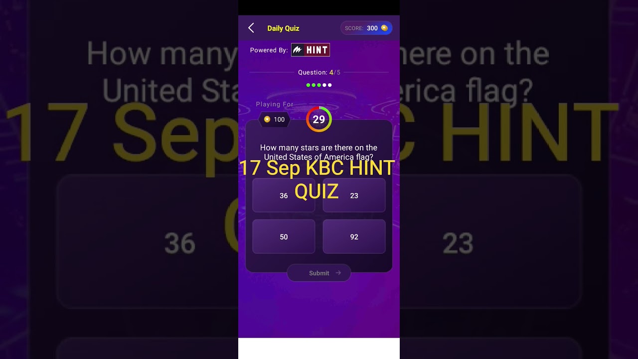 KBC OFFLINE QUIZ 17 Sep 2025|KBC Daily Quiz Answers|#kbcshorts|TechtipsTrust