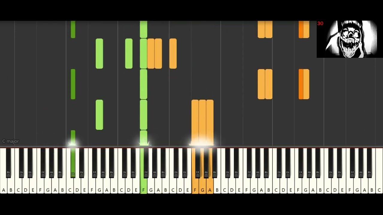 Mr Incredible becoming uncanny hyper extended phase 23-34 (piano tutorial)