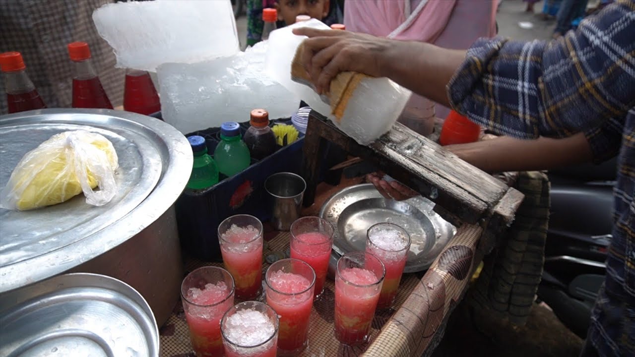 FALUDA SARBAT: Amazing Summers Special Tasty Faluda juice With Ice | Indian Street Food