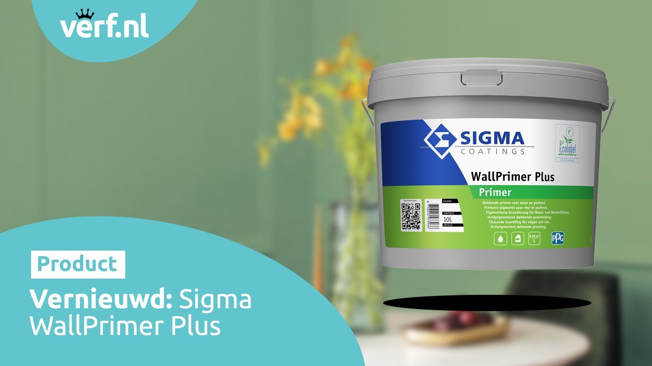 Sigma Wallprimer Plus | Dekkende watergedragen muur- en plafondprimer voor binnen | Verf.nl