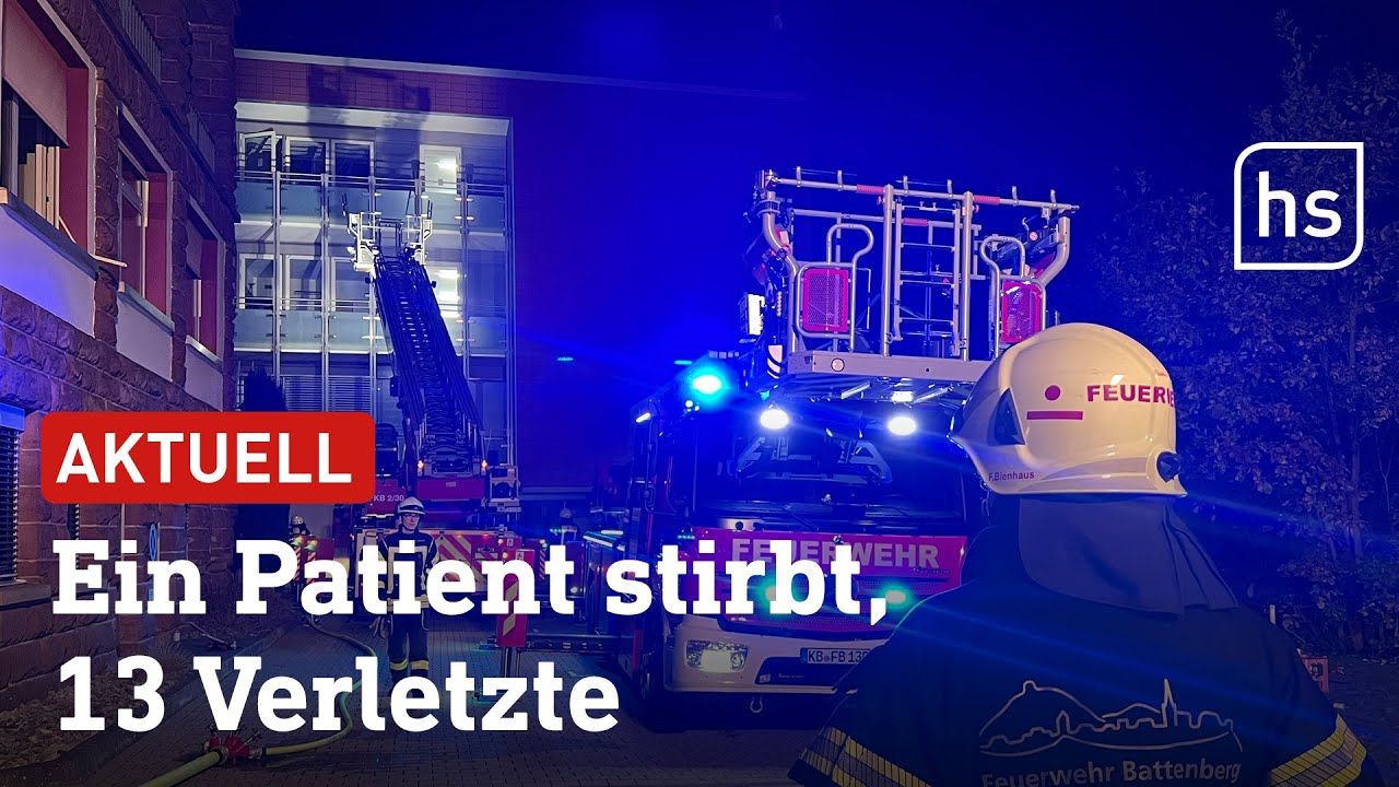 Brand im Kreiskrankenhaus Frankenberg (Eder) sorgt für Großeinsatz | hessenschau