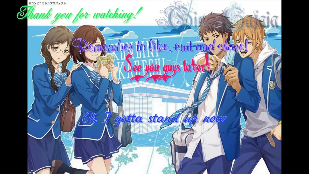 [Full] Stand Up Now!  (Anime: Konbini Kareshi) - Cellchrome [Lyrics Romaji]