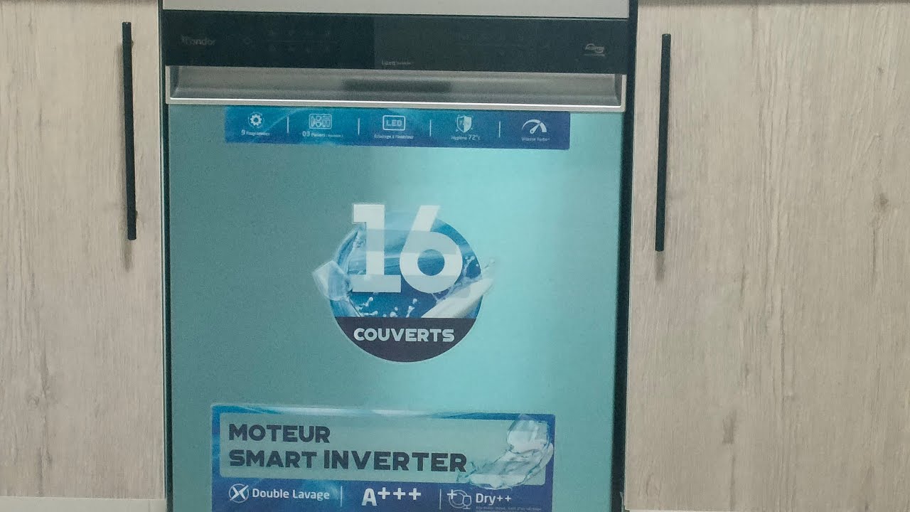 طريقة تشغيل غسالة الاواني كوندور luxa، شرح تفصيلي لجميع البرامج، ضبط عسر الماء والملمع