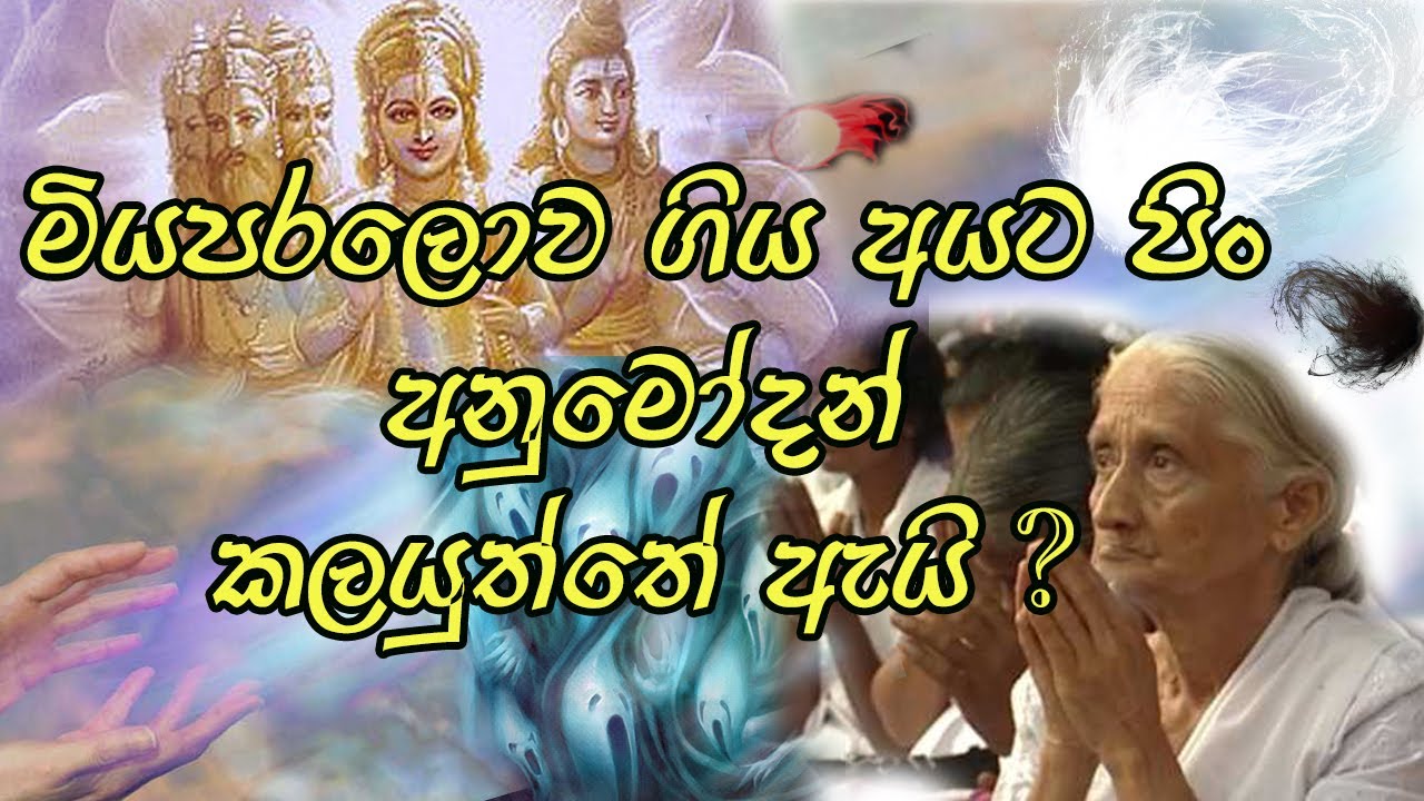 මියගිය අයට පිං අනුමෝදන් කළ යුත්තේ ඇයි ? Miyagiya ayata pin diya yuththe Ai | The Buddhist