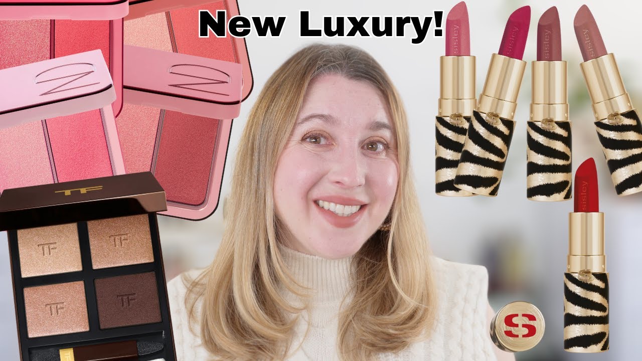 TOM FORD Peach Glamour, SISLEY Phyto-Rouge Velvet Lipsticks, NATASHA DENONA Hy-Blush Duos